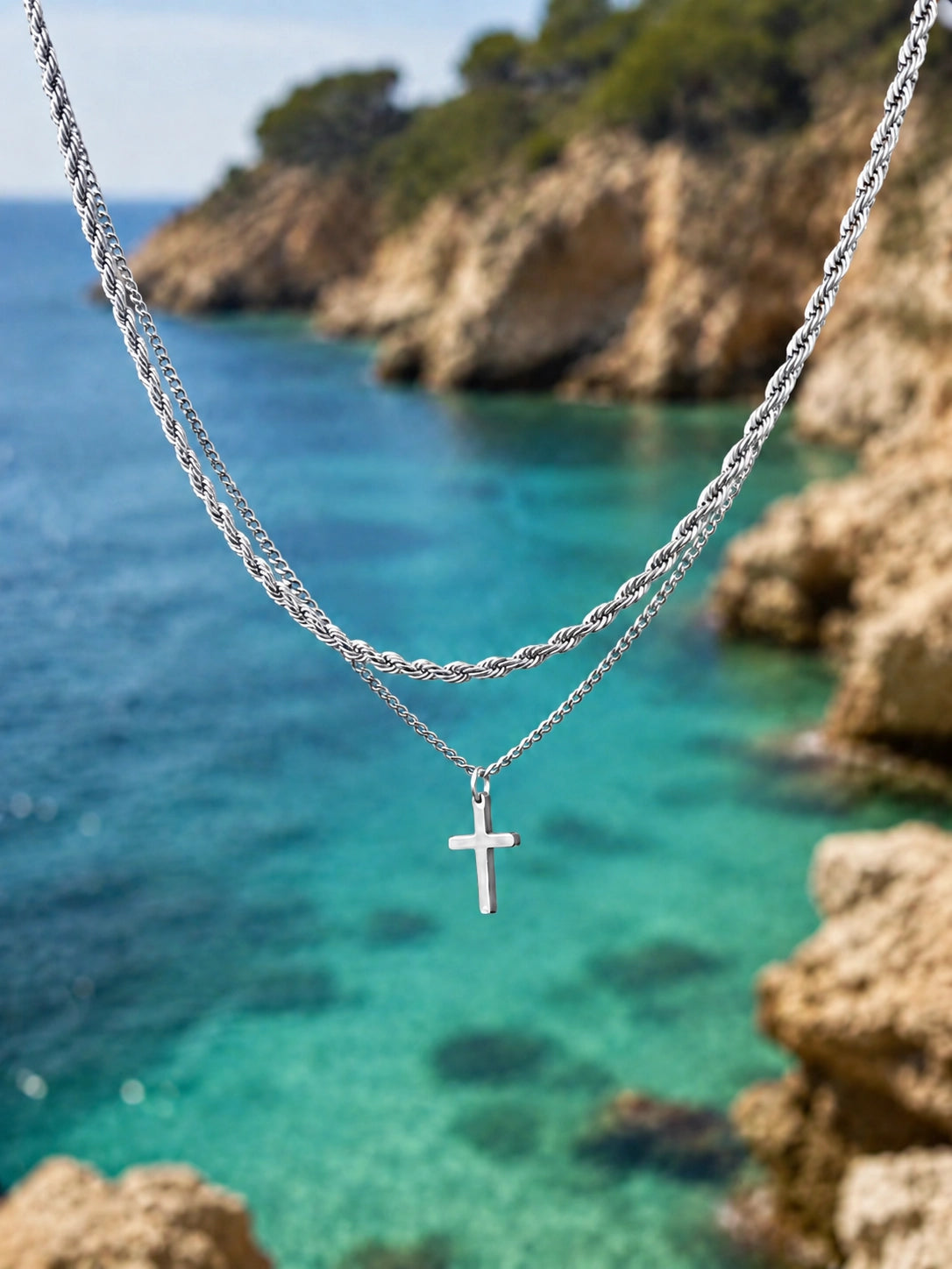 CROSS CHAIN - ARGENT