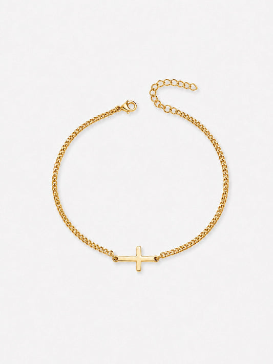 CROSS BRACELET - OR