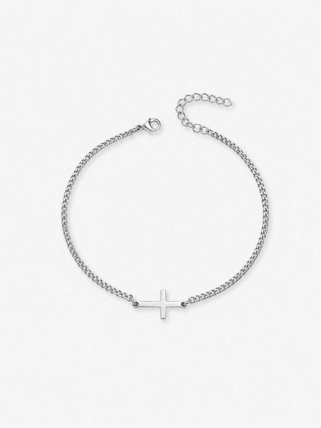 CROSS BRACELET ARGENT