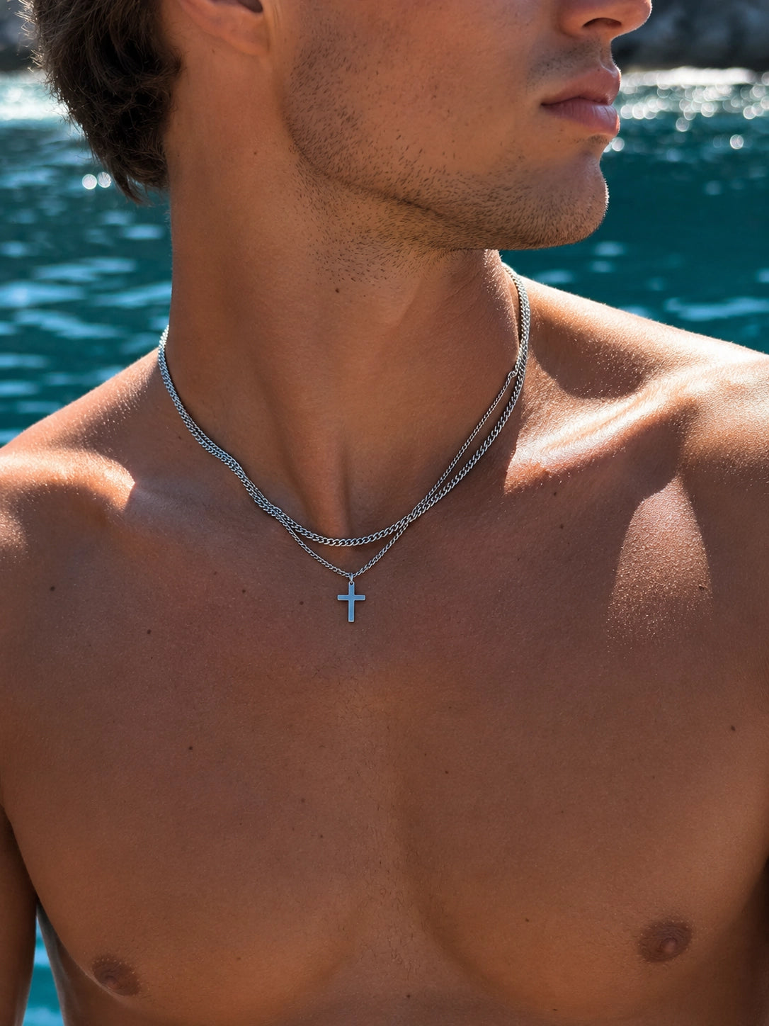 CROSS CHAIN - ARGENT