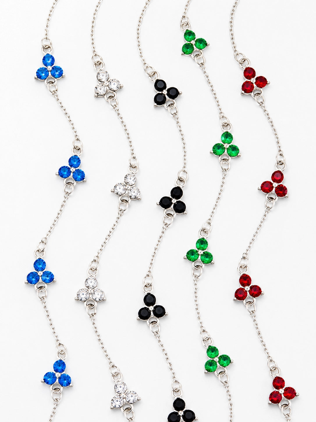 FLOWER BRACELET - BLEU