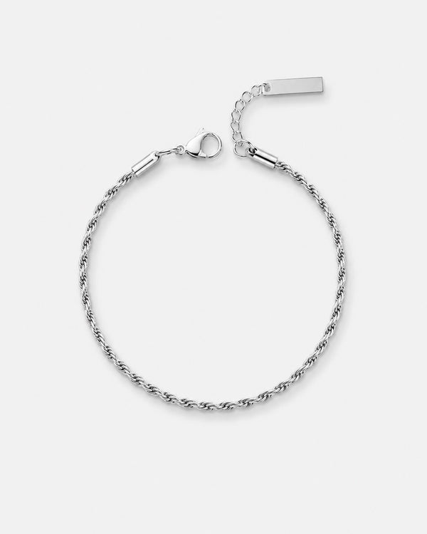 ROPE BRACELET 3MM | Argent