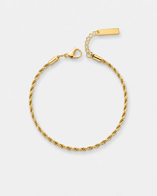 ROPE BRACELET 3MM - OR