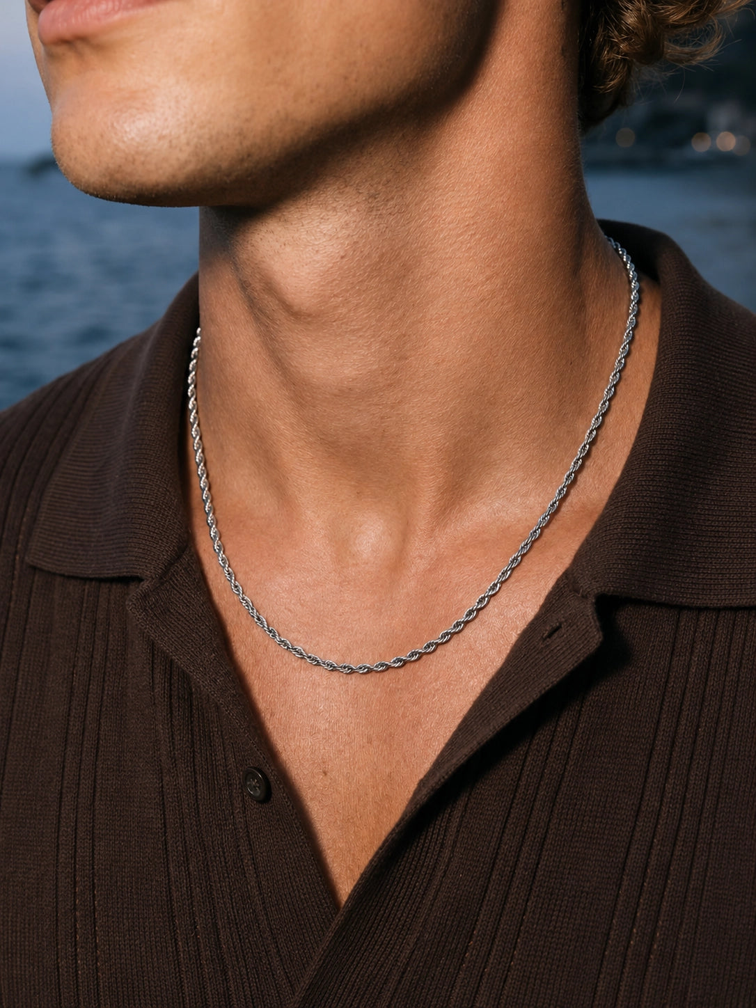 ROPE CHAIN 3MM - ARGENT