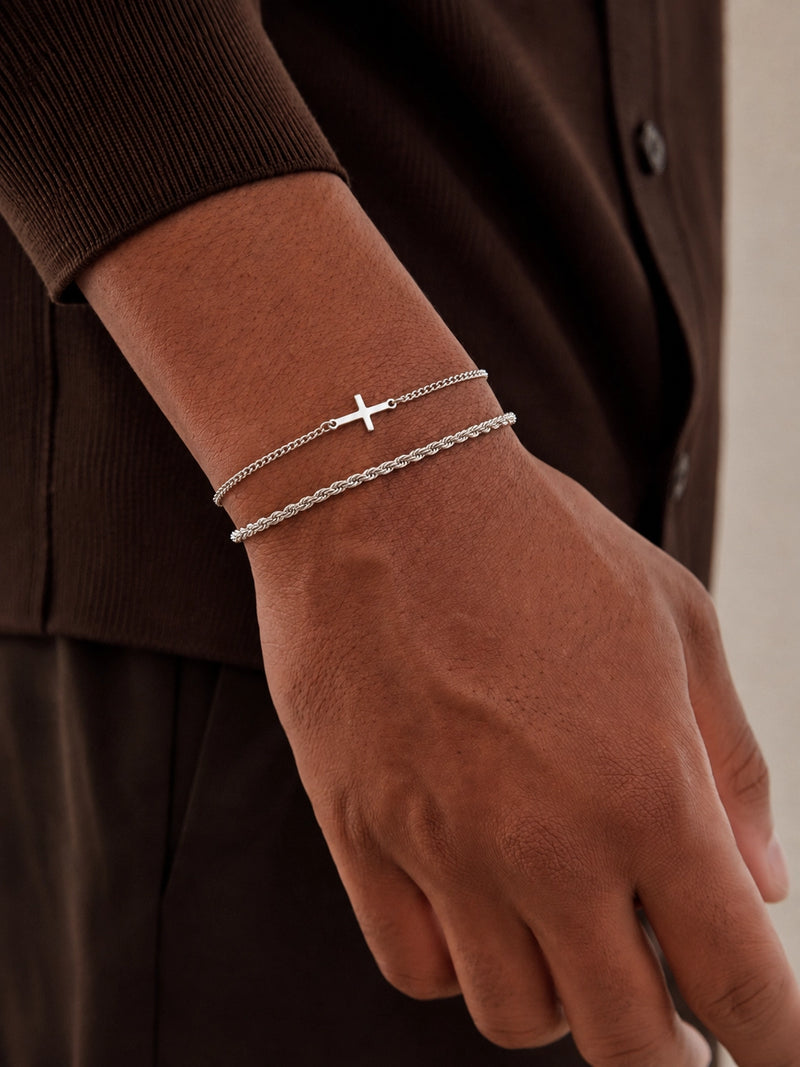 ROPE bracelet - argent